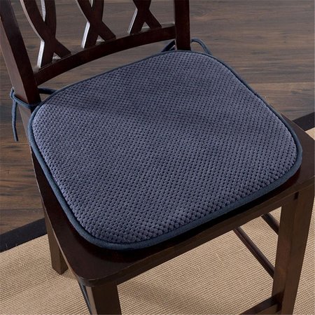 GUARDERIA Memory Foam Chair Cushion for Dining Room, Kitchen, Outdoor Patio & Desk Chairs - Navy GU2064050